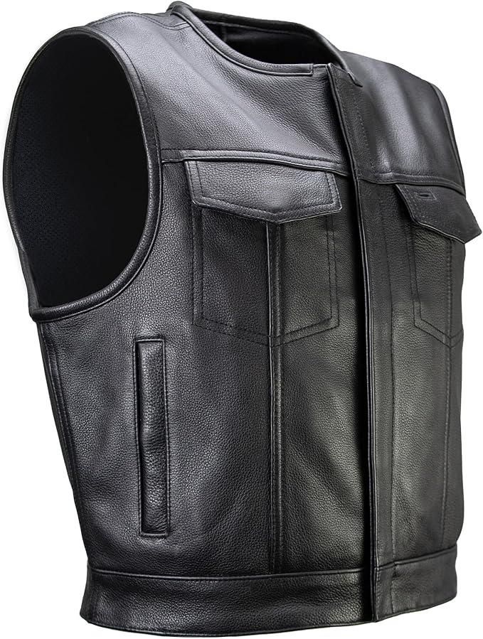 Milwaukee Motorcycle Clothing Co. Men’s Low-Key Leather Vest